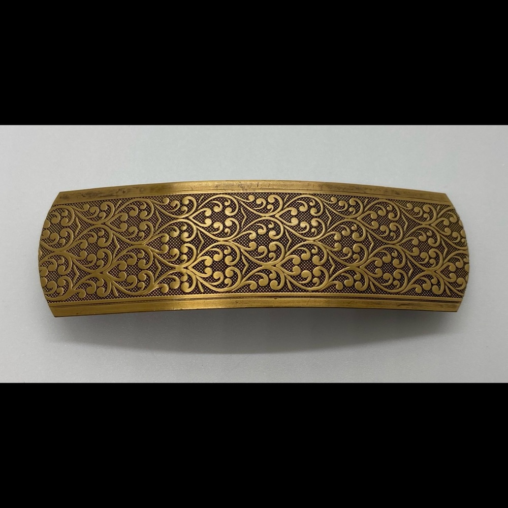 Brass Barrette Hair Clip